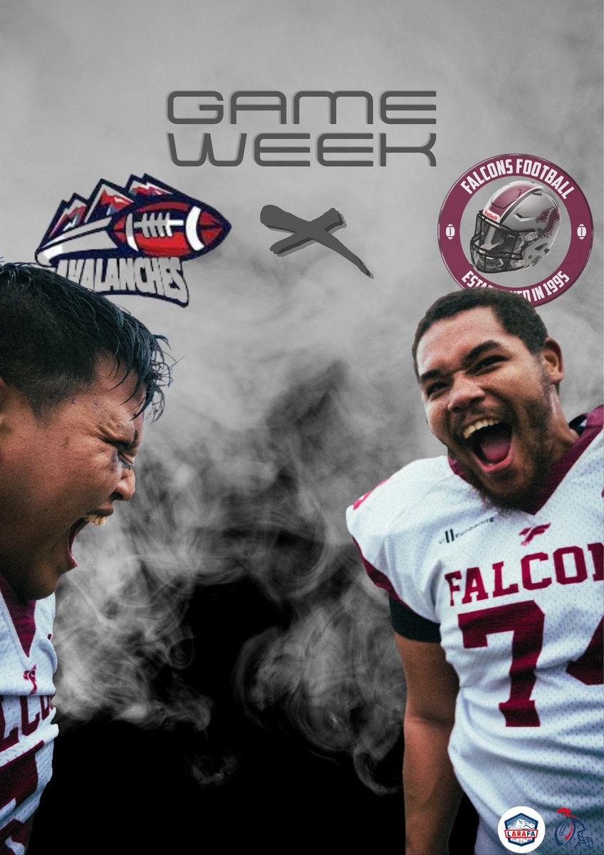 GAMEWEEK chez les <a href="/Les_avalanches/">Les Avalanches</a>  ! Gros match chez le 2nd du classement.
Un match pour garder la tête et affirmer les ambition du club !
#footus #falcons #villeurbanne #sport #fffa #win #wintheday #hammertime #letsgo #regional