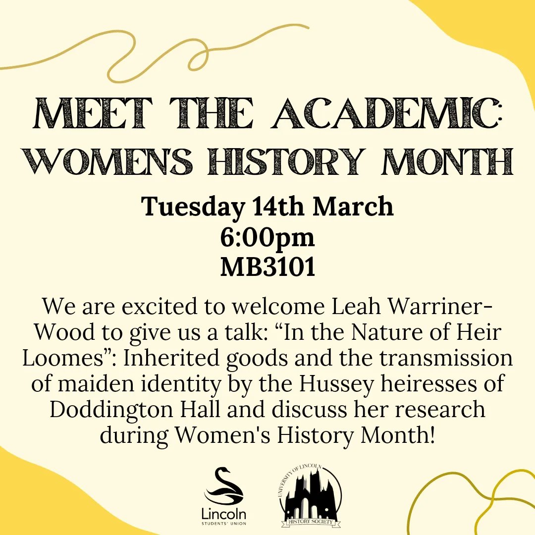 University of Lincoln History Society tweet media