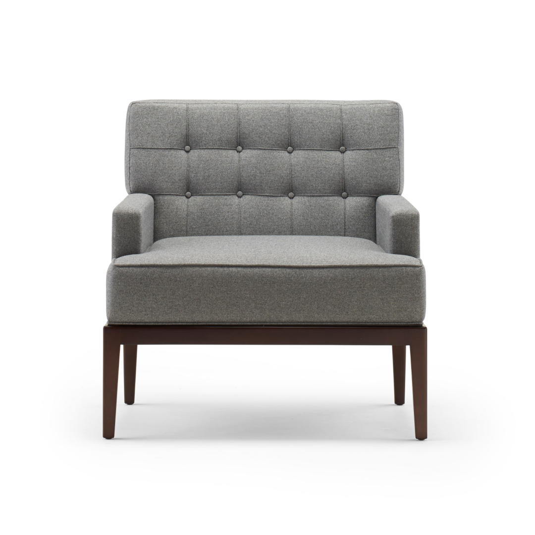 The tufted back and welted deep cushion of our Sloane Lounge create a timeless, tailored look. bit.ly/3ZseDOW

#CumberlandFurniture #contractfurniture #designinspiration #commercialinteriordesign #commercialinteriors #versatilefurniture #loungefurniture