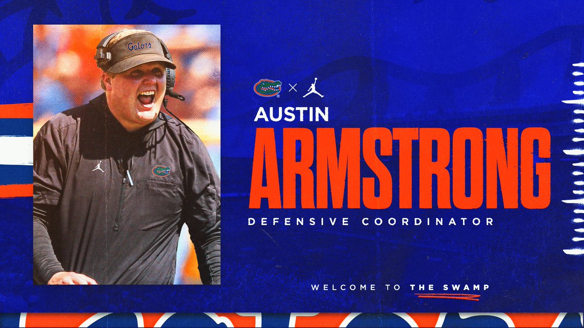 Welcome to The Swamp, <a href="/CoachAArmstrong/">Austin Armstrong</a>! 

➡️: floridagators.com/news/2023/2/27…
