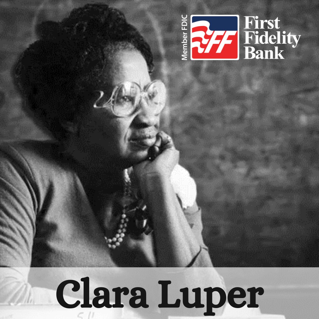 First Fidelity Bank on Twitter: "Clara Luper was a schoolteacher, civic