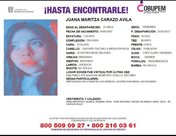 gitanasanchez99's tweet photo. Por favor comparte y ayúdanos a encontrarla. https://t.co/SVBKBW3Sdp