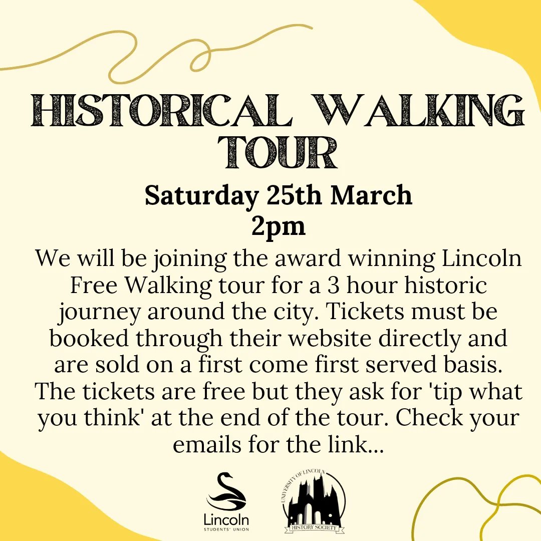 University of Lincoln History Society tweet media