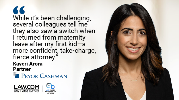 lawdotcom's tweet photo. #HowIMadePartner: "I work hard to show I can be a leader, run a case of whatever magnitude, and be trusted to not only get things done but to use good judgment. I also try to bring positivity and a level head..." —Kaveri Arora, @PryorCashman. Read more » https://t.co/ttrlHn6Rsm https://t.co/4MQmlkUdR5