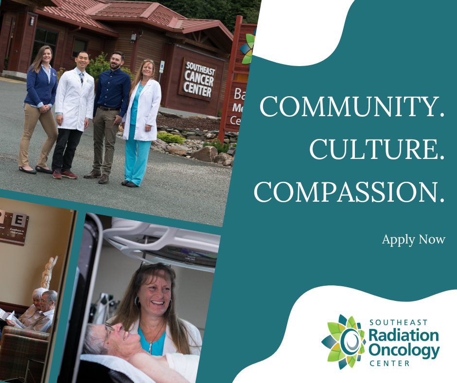 Radiation Therapists - what are you looking for in your next position?

Southeast Radiation Oncology Center can offer you community, culture, and compassion as part of our core foundation.

Say yes to Juneau, say yes to SROC. Apply now at the link here: radiationbusiness.com/careers/