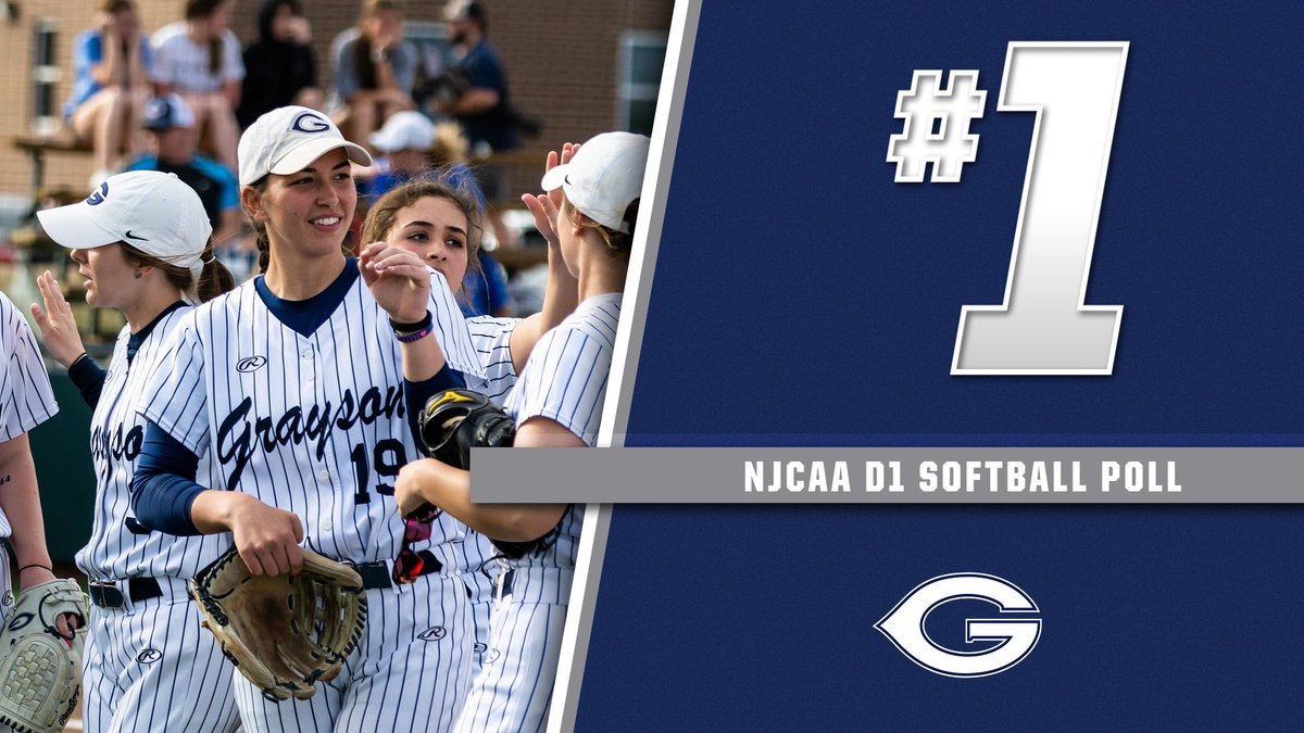 gcvikings's tweet photo. AT THE TOP 👏

@gclvsoftball is ranked #1 on the NJCAA D1 Softball poll!! 

#GWAY https://t.co/Kb35IGAQOL