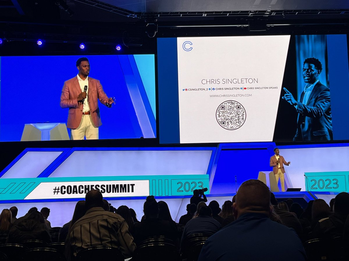 nakita_sharp's tweet photo. “You are a direct representation of your village”
~Chris Singleton #COACHESSUMMIT https://t.co/nDjoJ0jyPg