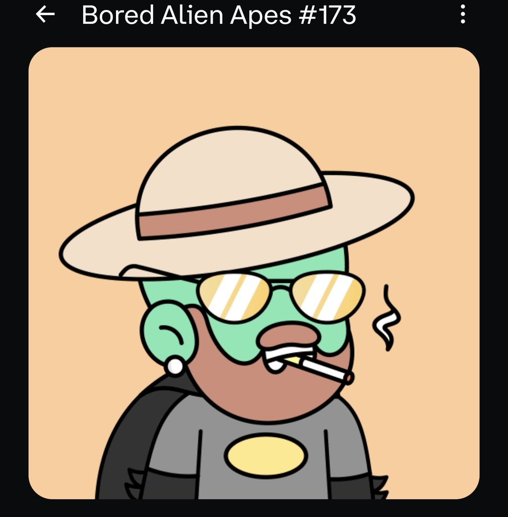 StielHugh's tweet photo. Are you looking for fun #NFTs that might even increase in value ( no guarantees). Visit #OpenSea & search Bored Alien Apes or Florida Pelicans. Two slow movers with strong Hodler. Patients . #NFTCommunity #NFTCollector #art #Aliens #Apes #Pelicans  both on #blockchain I own 1,000 Bored Aliens and 1600 Florida Pelicans