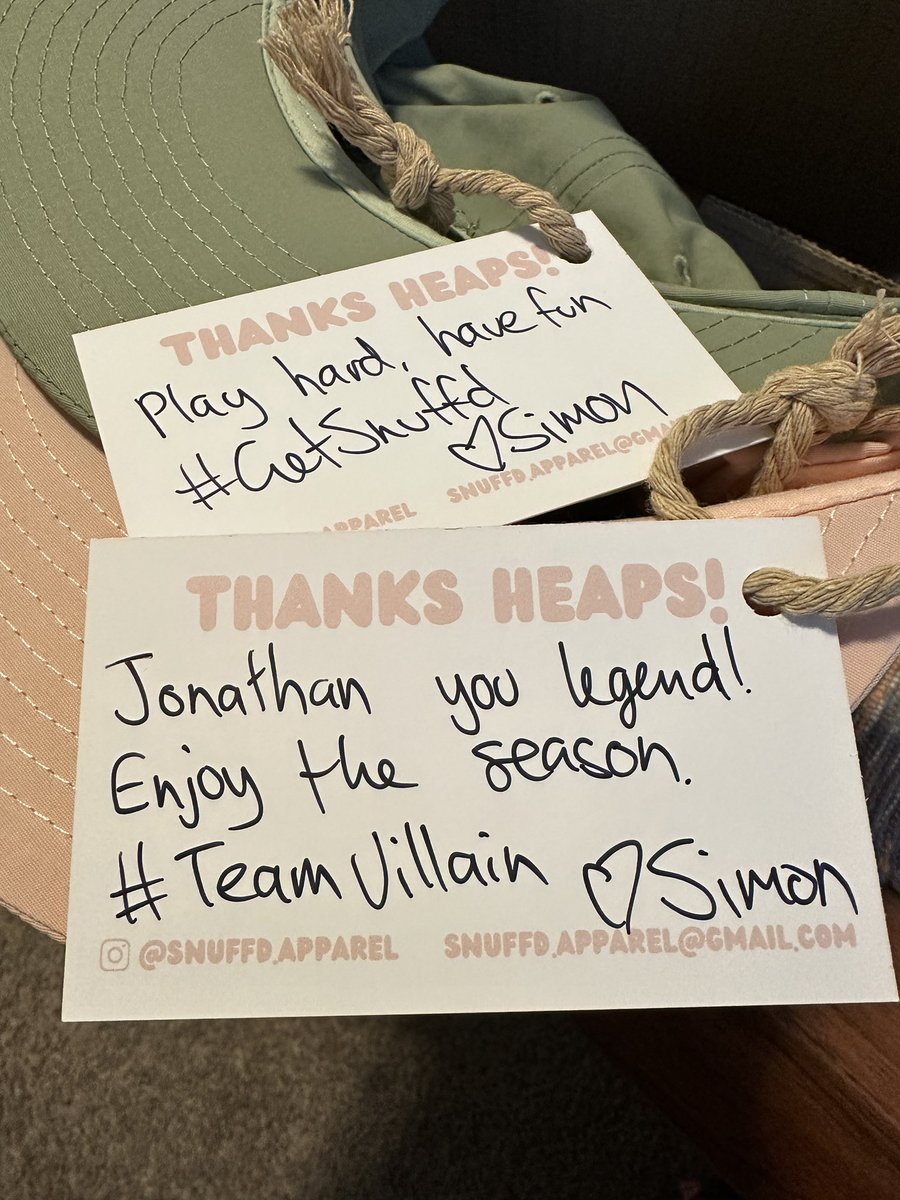 zempter's tweet photo. Super excited to get the hats we ordered all the way from Australia! We’re rooting for you, @simonmee89! https://t.co/4joerIAXk8