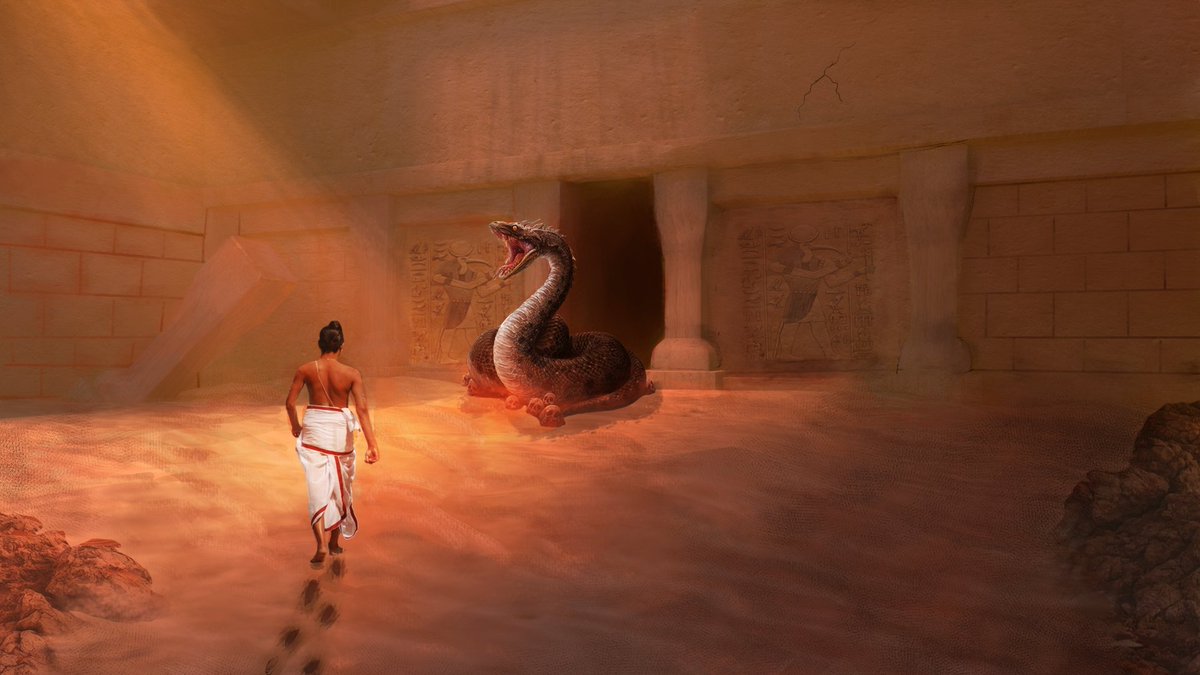 PCAGameArts's tweet image. Some more desert temple concept art by Hannah Brewer #conceptart #3D #digitalpainting #gameart