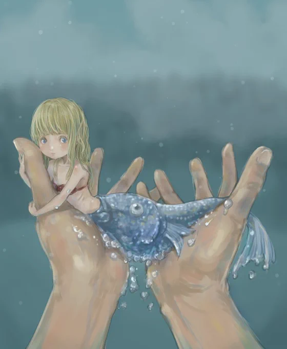#これを見た人はマーメイドをTLに放流しよう#後天性人魚 