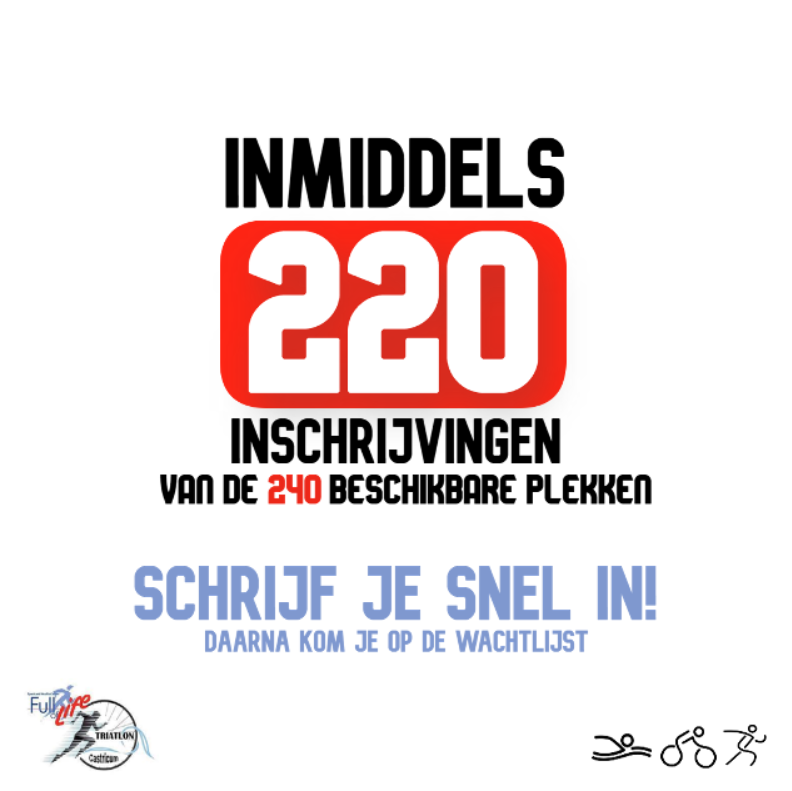 triatloncastri2's tweet photo. Inschrijven kan via de site! Link staat in de bio https://t.co/d5etvkMilI