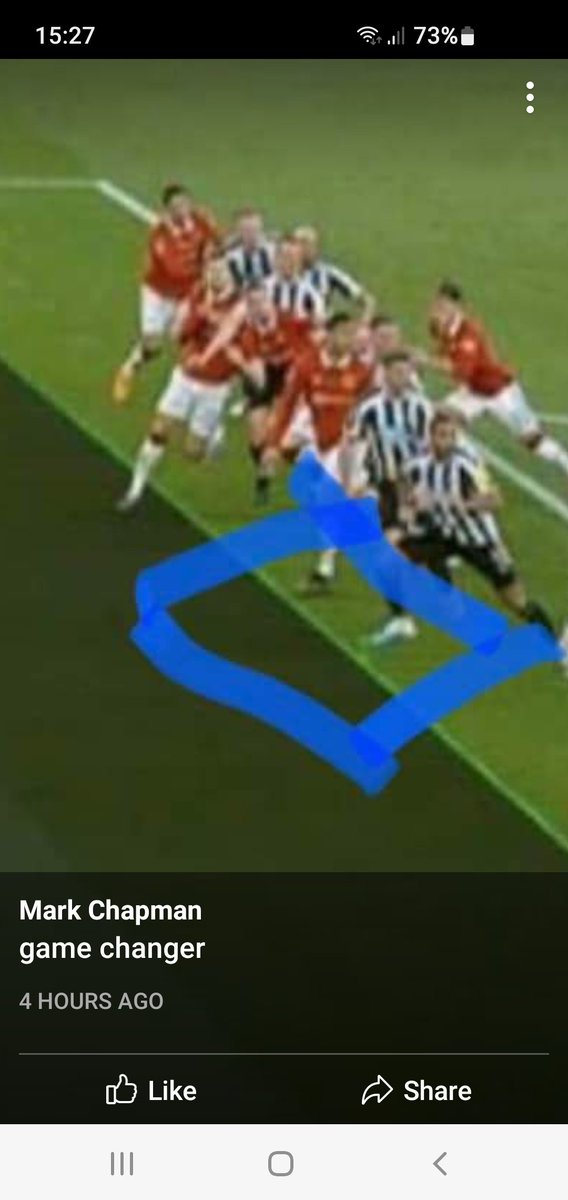 johnjem's tweet photo. @nufc_ar cheated again by the ref and var https://t.co/ciLm1FcJjs