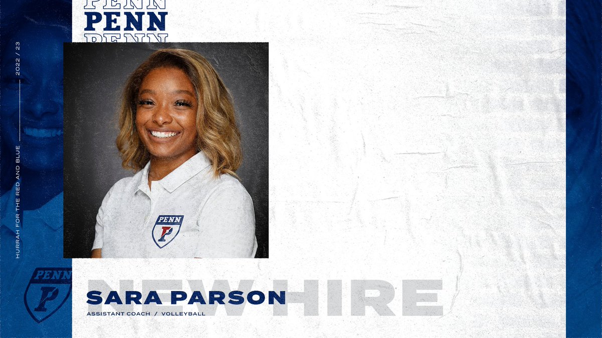 PennVolleyball's tweet photo. 🚨 𝗦𝗧𝗔𝗙𝗙 𝗨𝗣𝗗𝗔𝗧𝗘 🚨

We are THRILLED to announce the addition of Sara Parson to our staff! Sara comes to us from Kentucky, we can't wait for her to get started with our team!

📰 https://t.co/w4x3LqIIte

#FightOnPenn 🔴🔵🏐 https://t.co/QNLsn8YdeQ