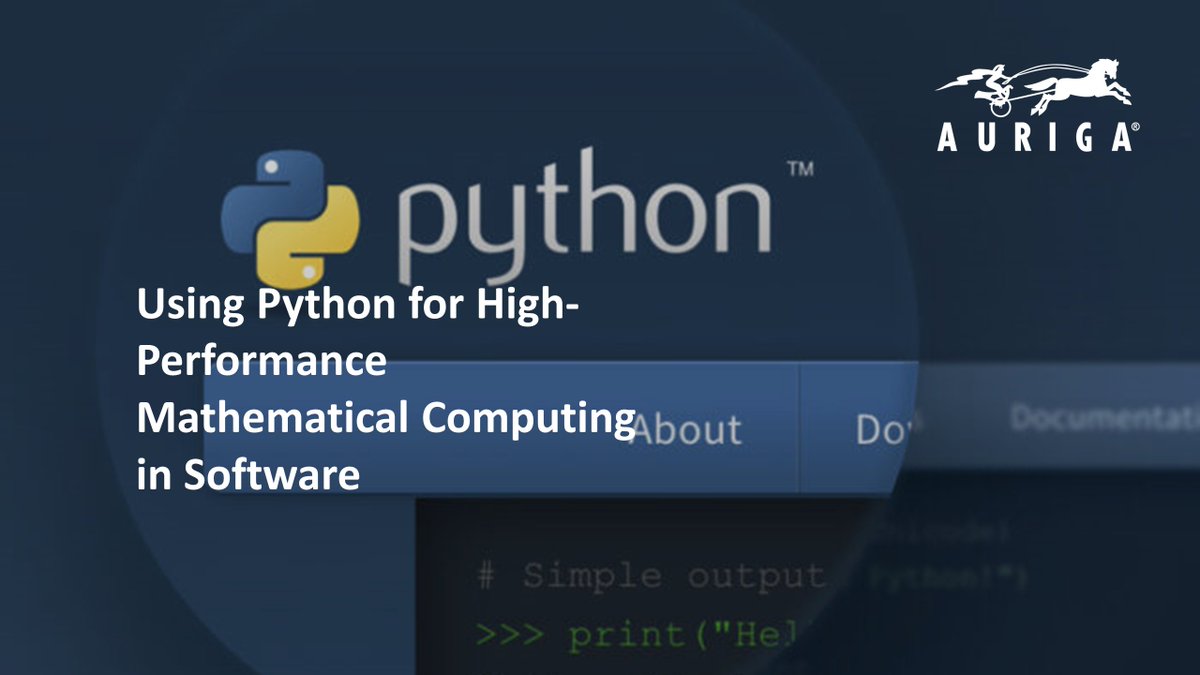 Did you know Python is an excellent tool for High-Performance Mathematical Computing? 🔢 

Let us explain why by using our project for a medical startup as an example!

             🔥🔽🔽🔥
ow.ly/HVpV50N3Gqf