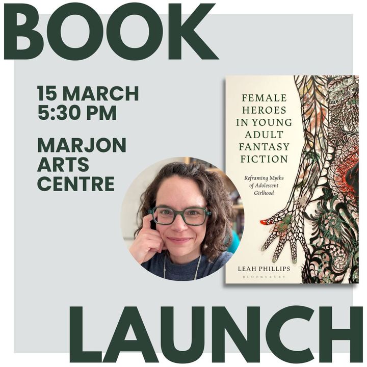 Join us on March 15th for a discussion with <a href="/Le_phill/">Dr Leah Phillips</a> for the launch of her new book 📖

Leah will be discussing how, despite the many kick-ass girl heroes appearing on pages and screens, Cinderella's sparkly fantasy femininity still dominates what it means to be a girl.