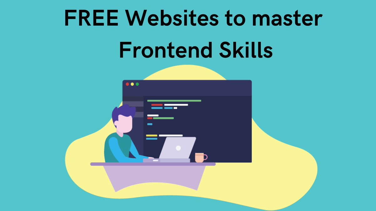JSAyushThakur's tweet photo. 9 Websites to Master Frontend Skills (FREE)👇 https://t.co/t9NonkZqAa