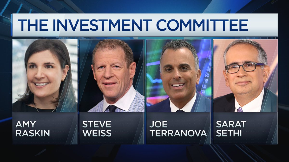 HalftimeReport's tweet image. Join Scott Wapner and the committee today at 12p ET on #HalftimeReport

Amy Raskin Steve Weiss @terranovajoe @sarat_sethi