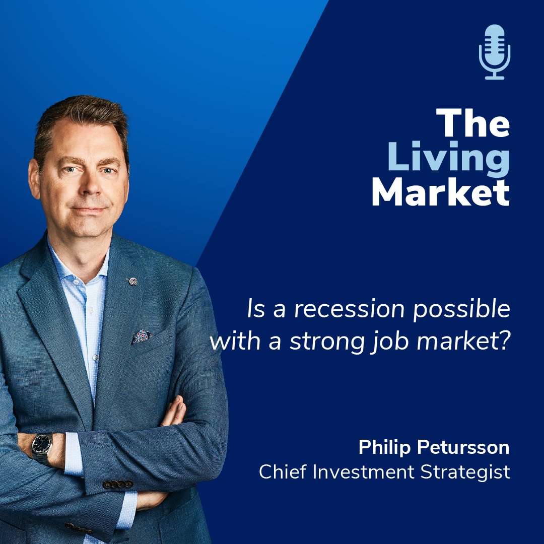 IGWealthMgmt's tweet photo. On The Living Market this week, Philip asks, can the strong job market prevent a recession? https://t.co/66uiMlbPpG
Subscribe, rate and review now. #TheLivingMarket #investing #financial #markettrends #RealFinancialPlanning #IG https://t.co/mVFQQVxz9n