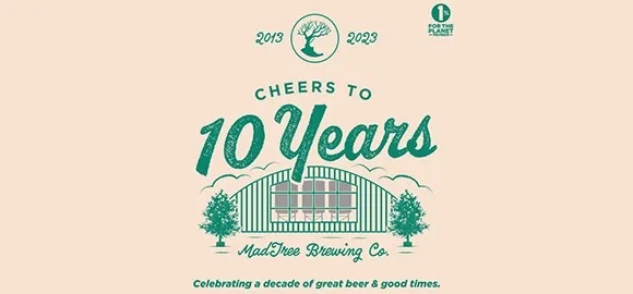 Congratulations to our friend @kenny_MadTree and the team @MadTreeBrewing on their 10th anniversary. Grateful for our past partnership and all the best for continued growth and success! @govstrategies