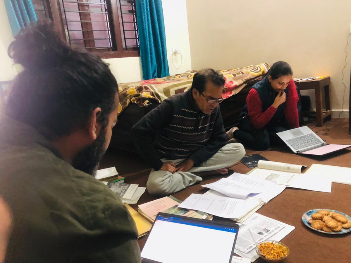 g_gupta2's tweet photo. We have officially started the data collection for our research project, #thebeaconproject @StirBES at The Tehri Dam in India. We also managed to get some very interesting and archaic literature on the dam, which will be of immense use. @chris_littleboy @_Isabel_Jones @bunnefeld https://t.co/RaIEh1I9Hd