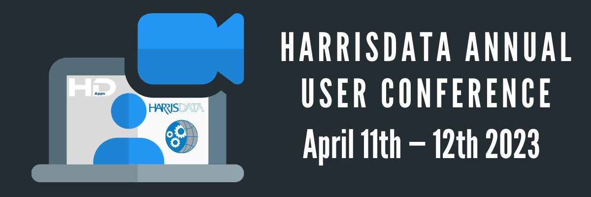 HarrisData's tweet photo. HarrisData is launching its annual User Conference! Join us Tuesday/Wednesday, April 11th-12th, for two days packed with great sessions presented by HarrisData staff, partners, and users. Register today! https://t.co/lRArGIdgg7 https://t.co/4vcwclDouW