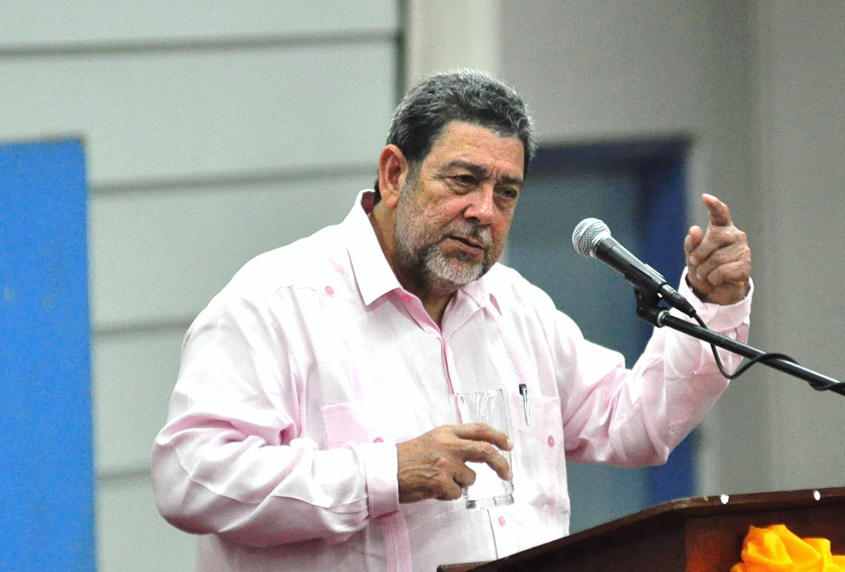 #STVINCENT:  Prime Minister Dr. Ralph Gonsalves says the illicit trade in firearms and light weapons, including assault weapons, is a priority threat to citizen security in his country and the rest of the #Caribbean Community (CARICOM).