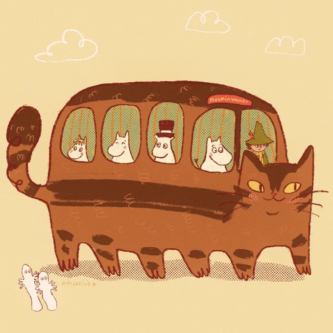 some new visitors to the forest #myneighbourtotoro #moomins 
