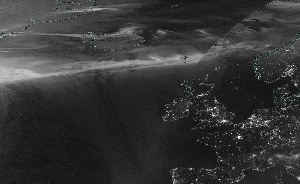 DonegalMaps's tweet image. Check out what I found in #NASAWorldview - go.nasa.gov/41vimg7  Last night&apos;s #Aurora as seen by the VIIRS/Suomi NPP satellite🛰️