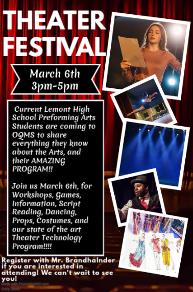 micah brandhandler (@musicalmrb) on Twitter photo Hey #OQMS students! <a href="/LHSDrama210/">LHS Drama Club</a> is coming to OQ to lead their annual theater workshop for us. Come see what high school theater has to offer with fun games, workshops, and tech theater. Free to any OQ student. I know this is going to be a blast! Hope to see you there. #sd113a Hey #OQMS students! <a href="/LHSDrama210/">LHS Drama Club</a> is coming to OQ to lead their annual theater workshop for us. Come see what high school theater has to offer with fun games, workshops, and tech theater. Free to any OQ student. I know this is going to be a blast! Hope to see you there. #sd113a
