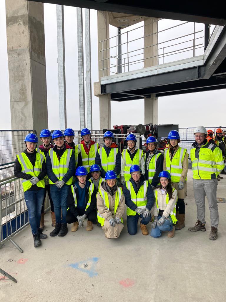 SlgBusiness's tweet photo. Y14 Economics students visiting One Nine Elms in London! @ErrigalGroup Project Team gave us a tour of the Two Tower development, while #multiplex Construction Director Peter Louridas outlined the vision for the project #economicsinpractice #construction @SLGBallymena @SlgCareers https://t.co/DhSMrGS9fU