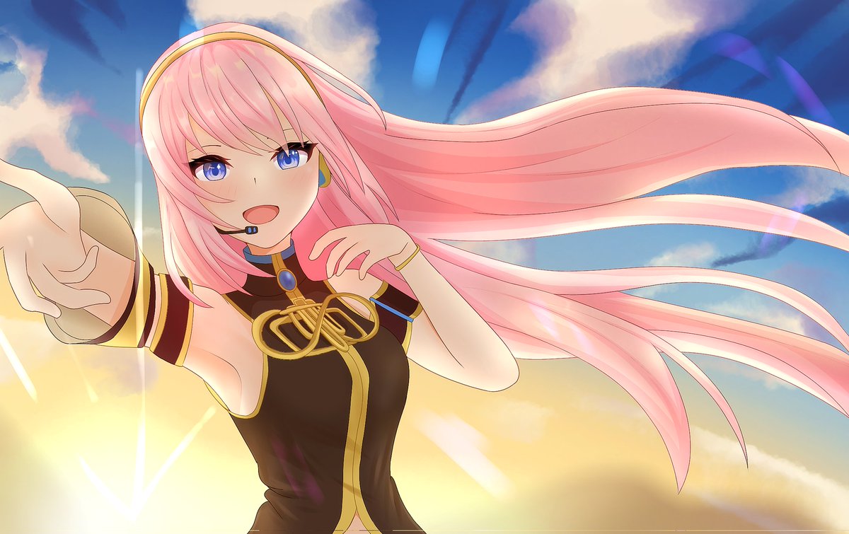 pocopii_'s tweet image. I draw Megurine Luke she is my fav vocaloid (and of course my top #1 waifu) i love her so much she's so beautiful and pretty

#巡音ルカ #CV03 #fanart