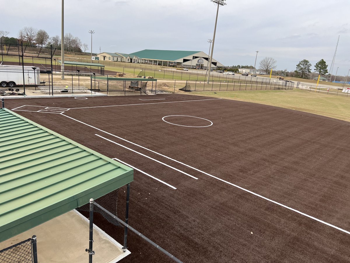 Athletes playing at the Southern Pine Recreational Complex will get to compete on high quality fields this upcoming season! Big thanks to Advanced Sports Group for letting us be a part of this project! #turf #baseball #softball