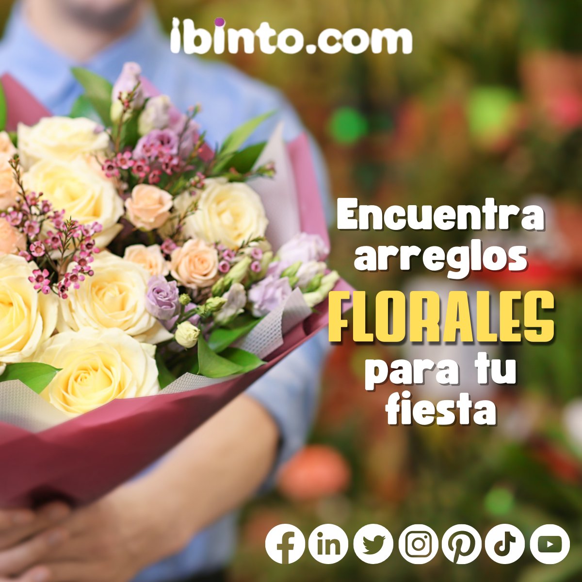 Ibinto's tweet photo. Si eres proveedor de arreglos florales, publicítate con nosotros y descubre los beneficios.

#Ibinto #Eventos #Proveedores #Fotografía #SalonesDeFiestas #JardinesDeFiestas #EventosSociales #EventosCorporativos #EventosEmpresariales #TurismoDeReuniones #Bodas #Hoteles #Fiestas https://t.co/Hr0DK7NXRW