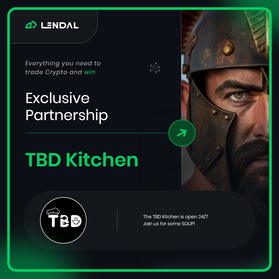 We are proud to announce our partnership with @TBDkitchen and our integration with their amazing community. 

Stay tuned for our upcoming spaces announcement 👀

Any interaction will be considered for WL!