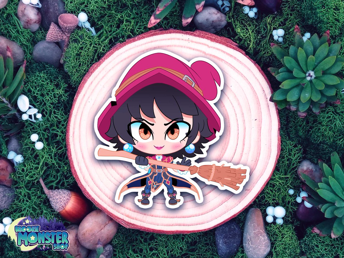 BrookieShop's tweet photo. Chibi Witch Weatherproof Matte Diecut Sticker
https://t.co/qpW20h5aCn

#overwatch #kiriko #overwatch2 #fanart #sticker https://t.co/XkMUdmLHsI