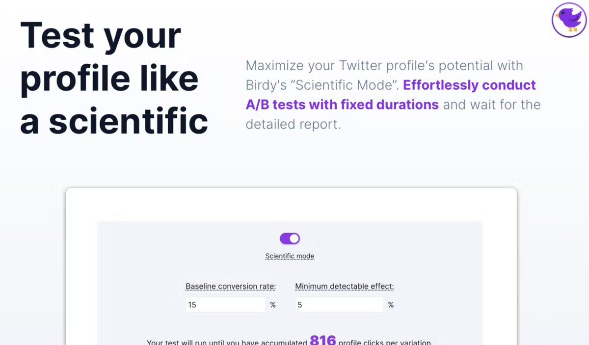 Product Hunt 😸 on Twitter "A/B test your Twitter profile, yes, really