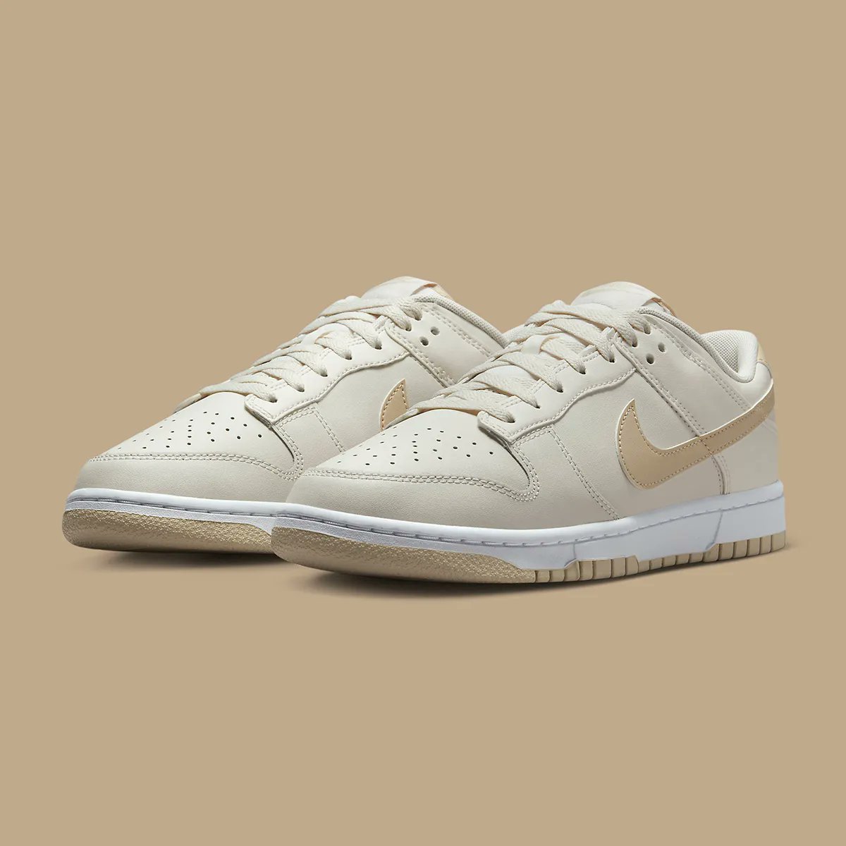 JustFreshKicks on Twitter "Official Look at a new Nike Dunk Low “Bone Beige” 🦴"