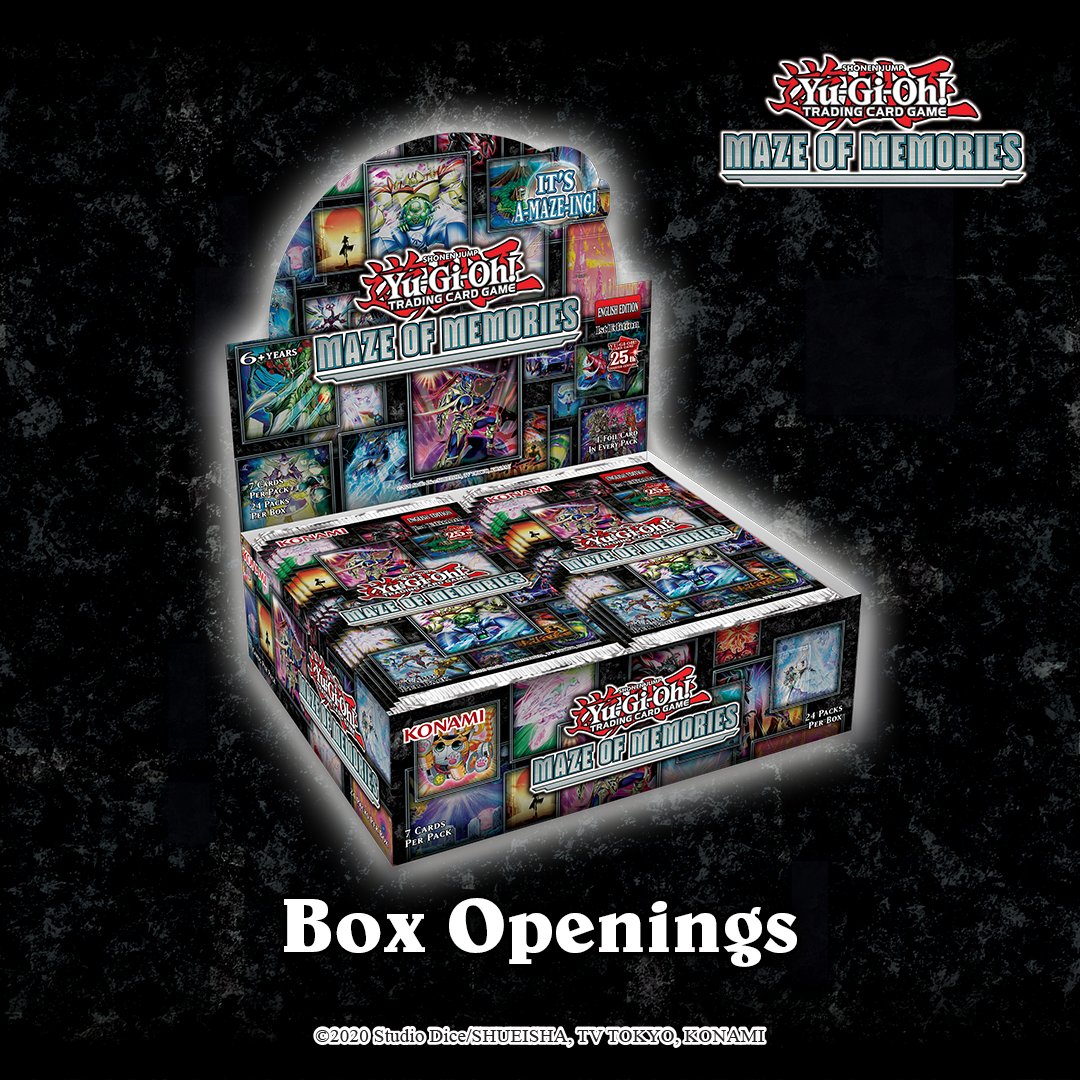 maze of memories booster box Yu-Gi-Oh! Master of the Maze Booster Pack main image 0