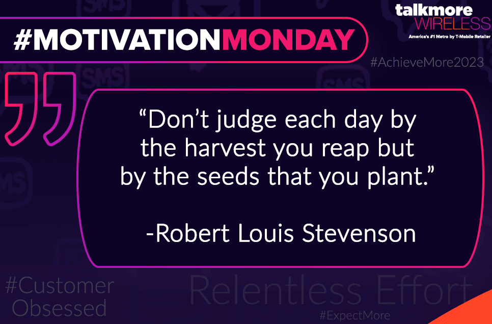 We have a great #MotivationMonday this week! Our job each day is to serve as many customers as possible because it is always about creating #CustomersforLife! #ExpectMore