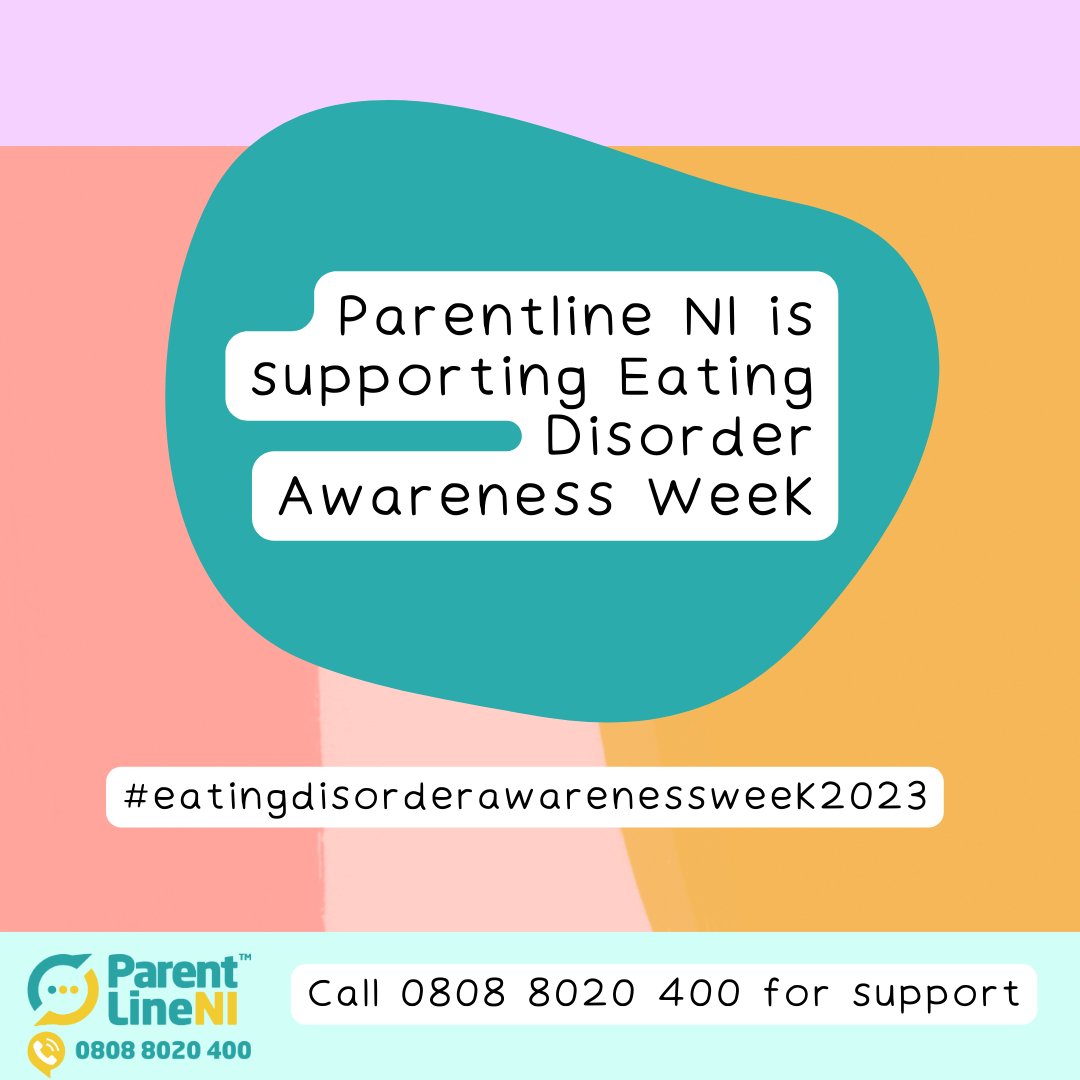 ChildreninNI's tweet image. Parenting through eating disorders. Call us on 0808 8020 400 and talk to one of our staff if you need support or advice.
#eatingdisorderawarenessweek2023