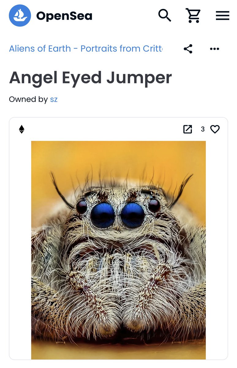 Aliens_Explorer's tweet photo. Happy News - Angel Eyed Jumper is Sold!
Thank to SZ (Evelyn) for buying this cutie🙏🙌🙂🙂🙂

Entire collection is here:

https://t.co/gvPpJu2jD8

#nftsale #NFTSold 
#happynews #NFTCollection #NFTCommmunity https://t.co/hz5ZWJwG8l