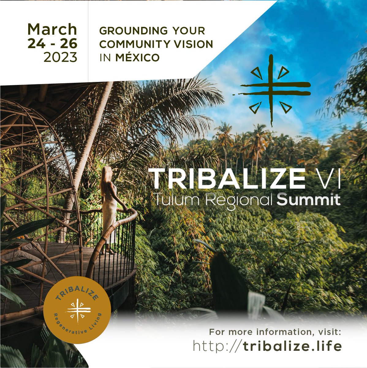 bradnye's tweet photo. Do you have the dream of someday living in community with your people?  Whether you’ve already begun or ready to take that first step, we invite you to join us.

Join TRIBALIZE VI Tulum Summit - March 24-26 at Paledora Coworking Campus to ground into the future of your community! https://t.co/GoSrXAEhkL