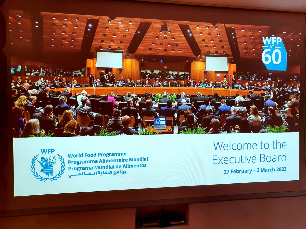 germany_un_rome's tweet photo. Start of a very special Exec Board @WFP with outgoing  @WFPChief Beasley getting tremendous praise &amp; appreciation from all sides for his unwavering #leadership in fulfilling WFP's mission to save lives &amp; change lives! #Germany proud to support WFP with 1,8 bn in 2022 alone. https://t.co/kQkR0jTWzU