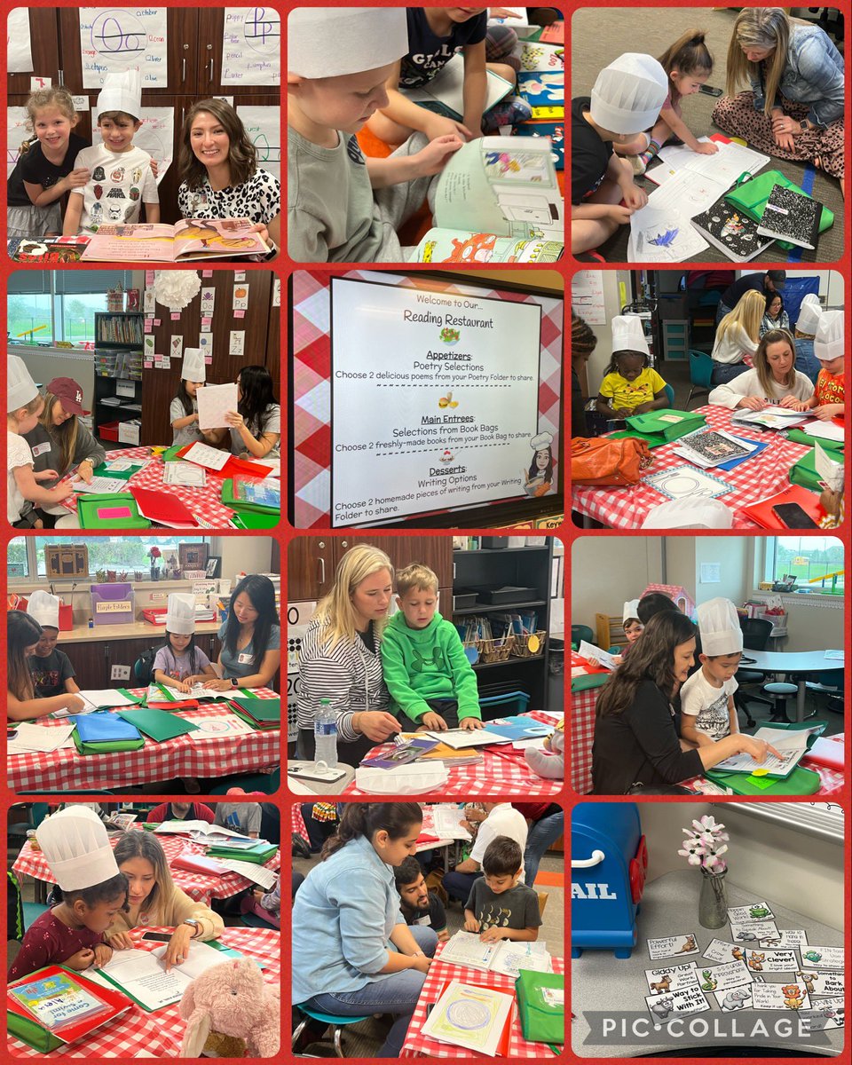 We are serving up our best work @CFISDWellsK Reading Restaurant! Ss and parents dined on a course of poetry, writing and just right 📚. Thank you to everyone that came out! It’s a great day to be an 🌎Explorer🌎! @CFISDWells #explorewells @CyFairISD #bringingoutthebest