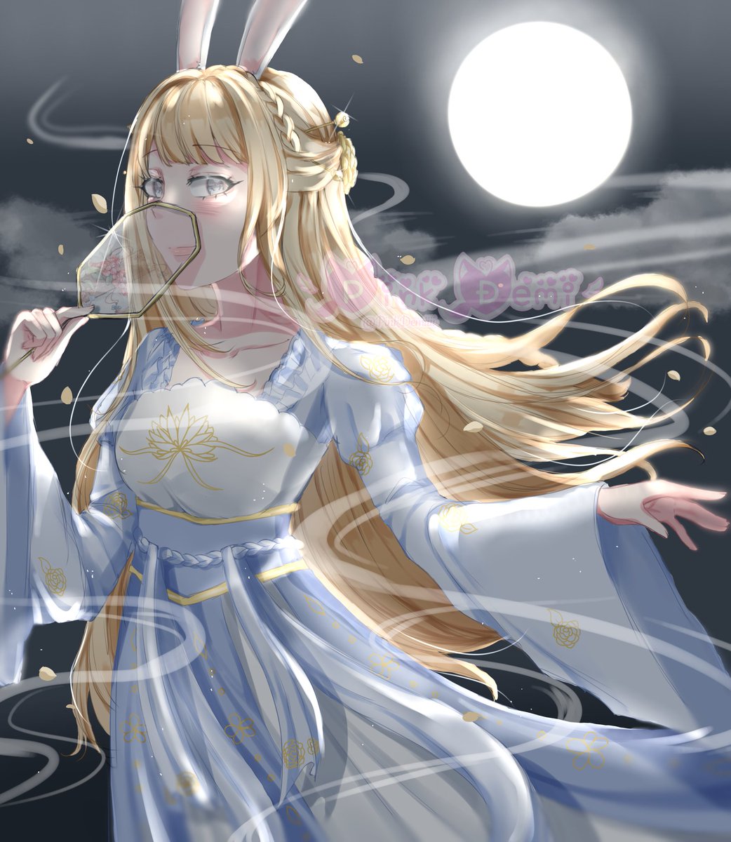 PinkDemiii's tweet photo. Art Raffle prize for @.callme_white06! Thank you again for supporting me!

~🐇🌕~

#artistsontwitter https://t.co/NExIMMvfYs