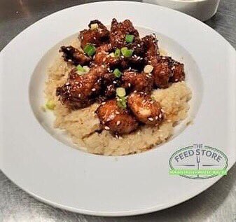 feed_ec's tweet photo. Orange Chicken is the special of the week. Come see us for lunch, Monday -Friday 11-2 https://t.co/biLTu86IvI