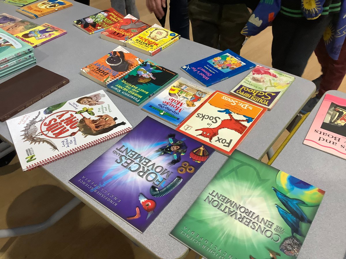 bank_primary's tweet image. Today, we started our World Book Week with our Great Spring Bank Book Swap - children brought a book they had already read and swapped for a different one to read! #bookrecycling #prelovedbooks