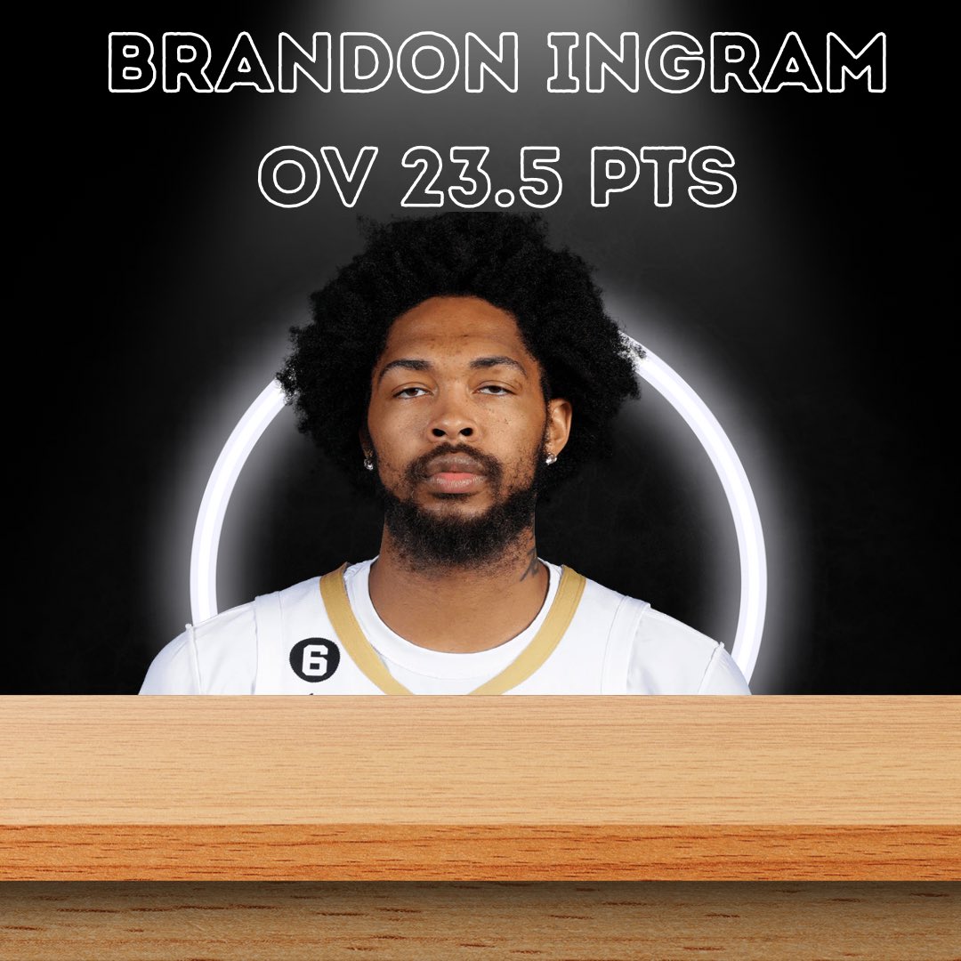 BetterBets_'s tweet photo. 💹🏀PLAY OF THE DAY #1🏀💹
Brandon Ingram OV 23.5 Points
#BetterBets #GamblingTwitter https://t.co/QB7gDff5hq