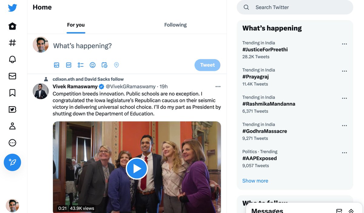 ramistheraja's tweet image. Hey @elonmusk...Nice UI. Is this a regional test or a permenant global release? #NewTwitterUI